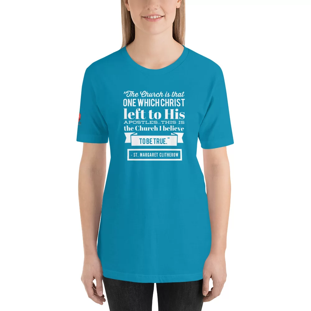 Saint Margaret Clitherow Catholic T-Shirt - Image 13