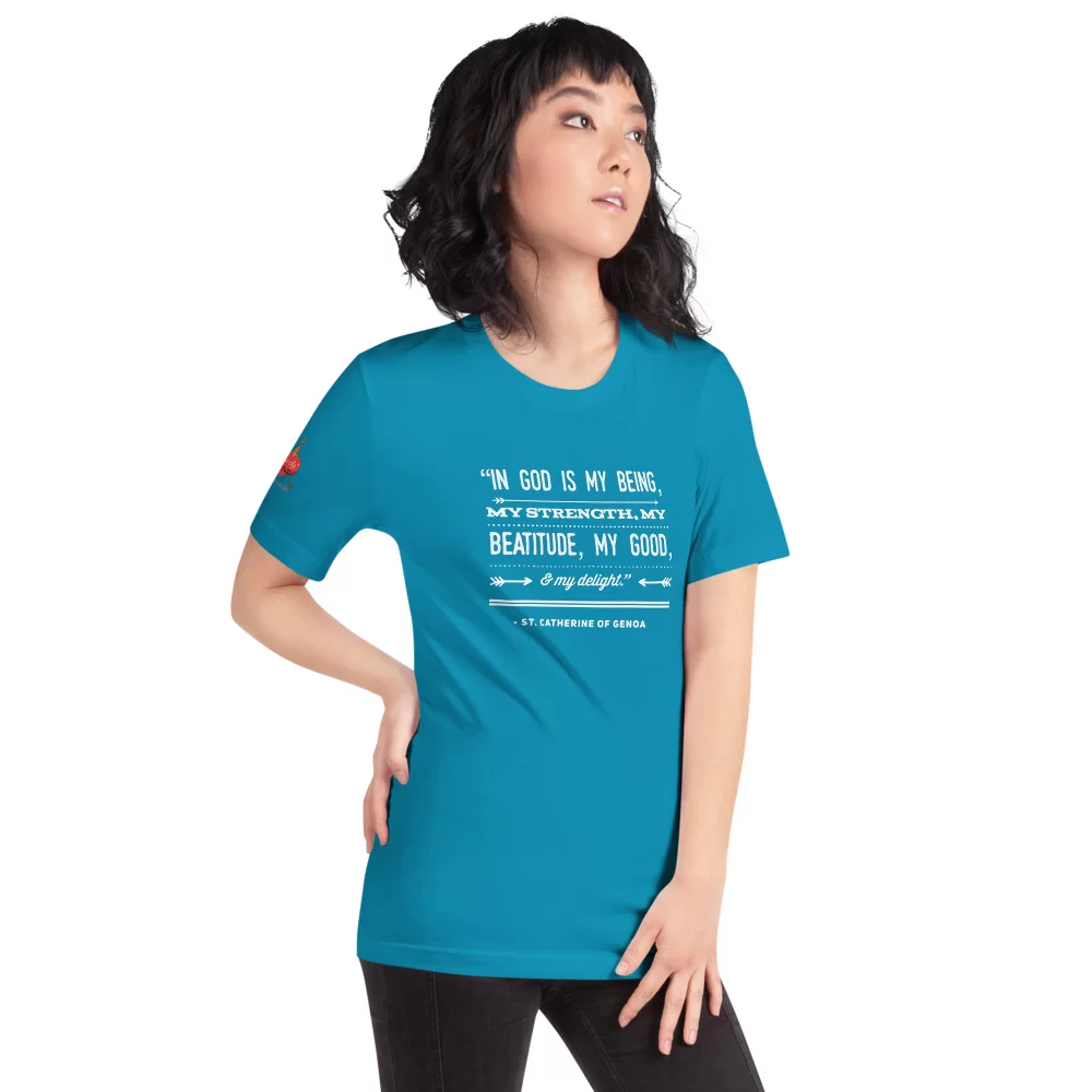 St. Catherine of Genoa Catholic Shirt - Image 19