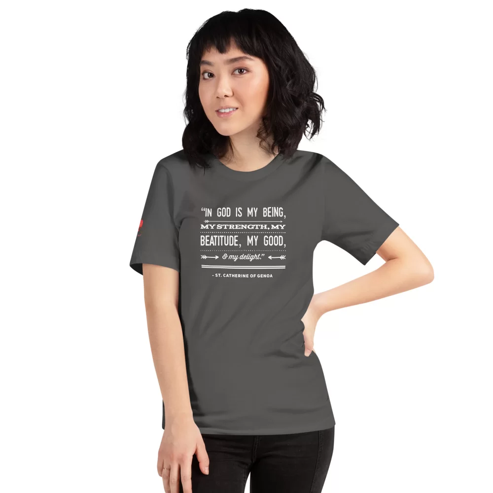 St. Catherine of Genoa Catholic Shirt - Image 14