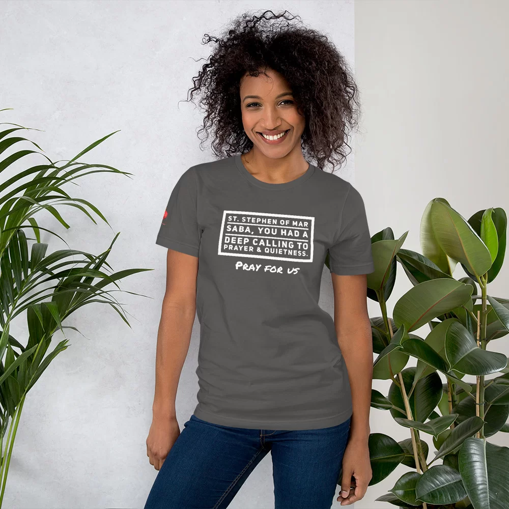 Saint Stephen of Mar Saba Catholic Shirt - Image 8
