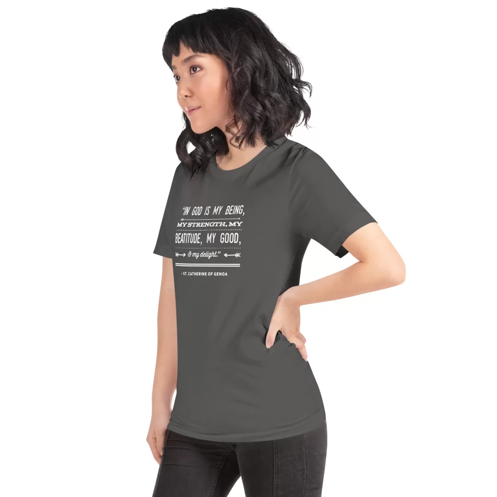 St. Catherine of Genoa Catholic Shirt - Image 15