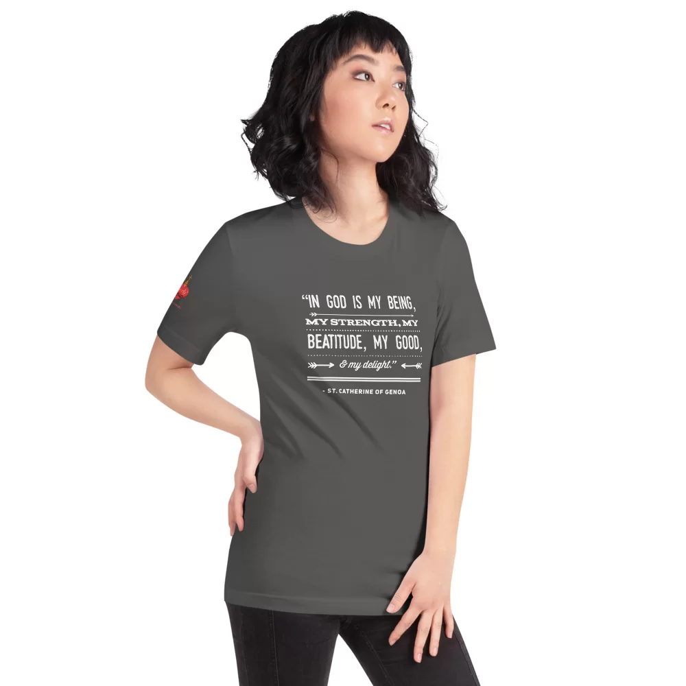 St. Catherine of Genoa Catholic Shirt - Image 16