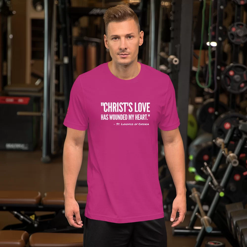 Saint Ludovico of Casoria Catholic Shirt - Image 4