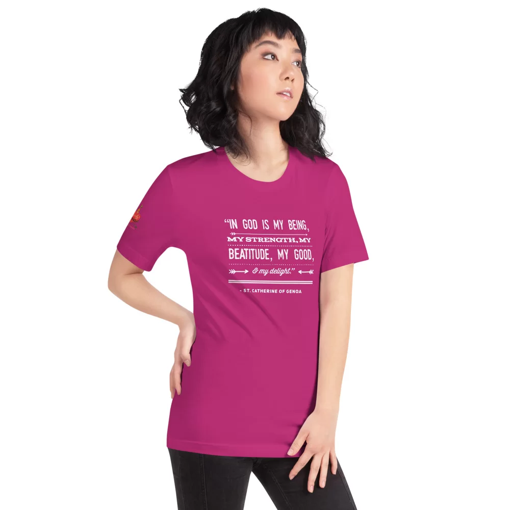 St. Catherine of Genoa Catholic Shirt - Image 12