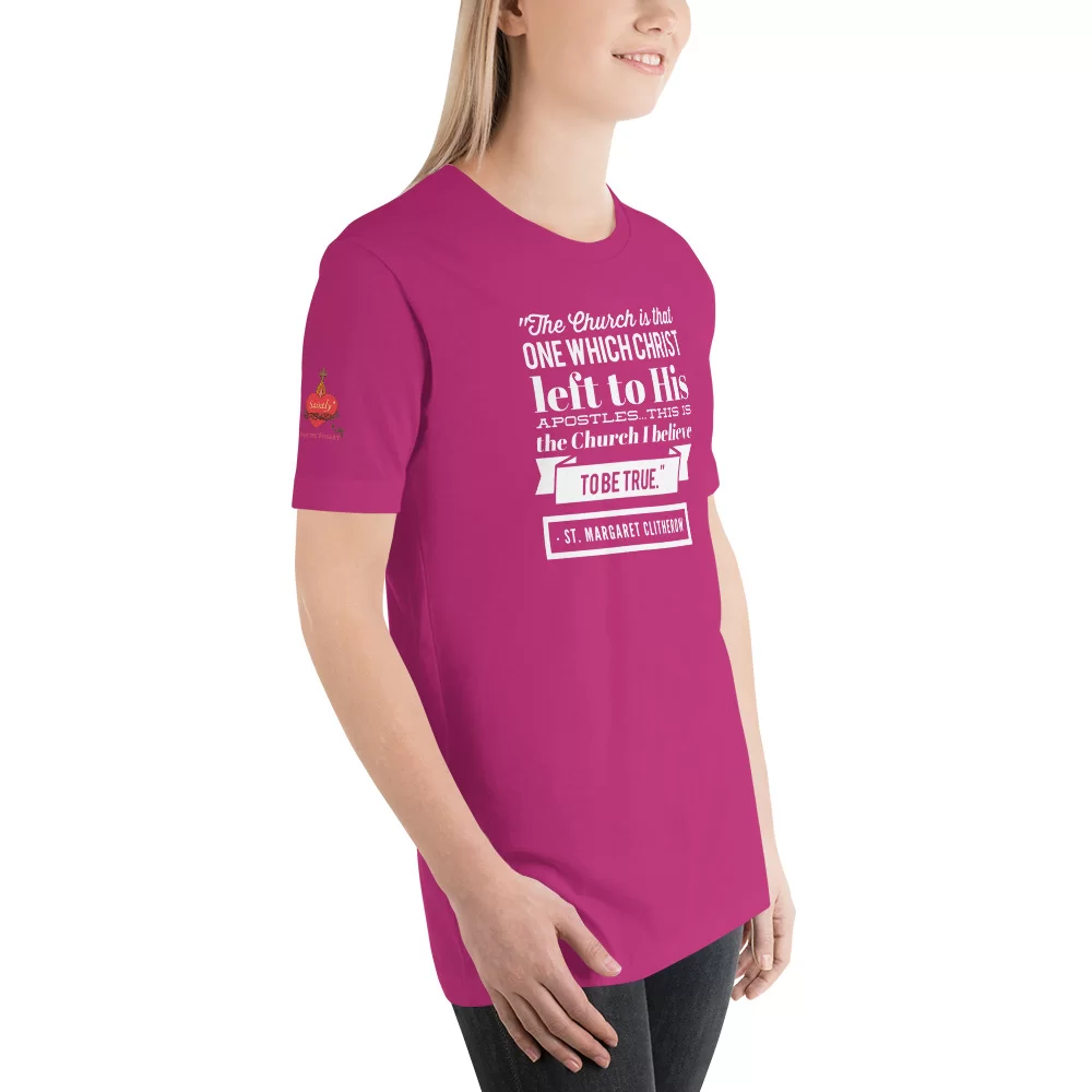Saint Margaret Clitherow Catholic T-Shirt - Image 9