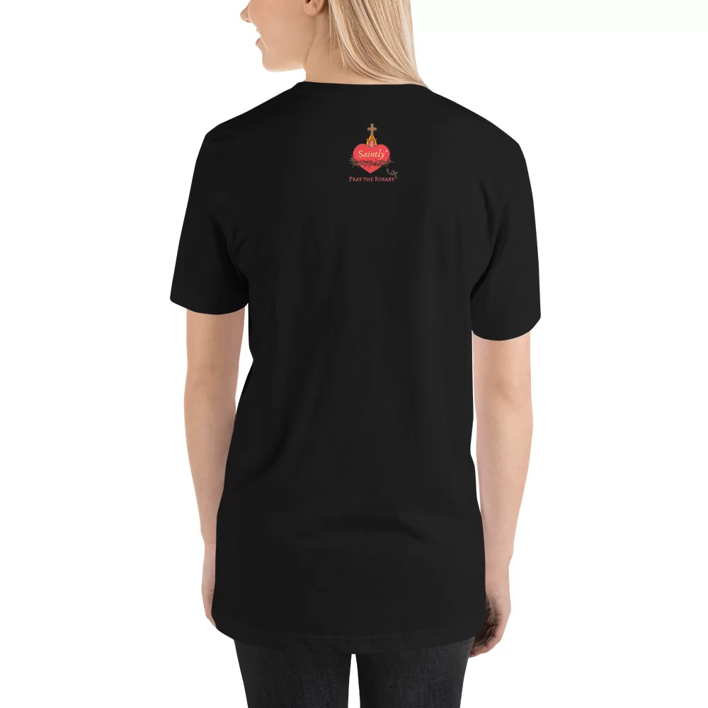 Saint Louise de Marillac Catholic T-Shirt - Image 3