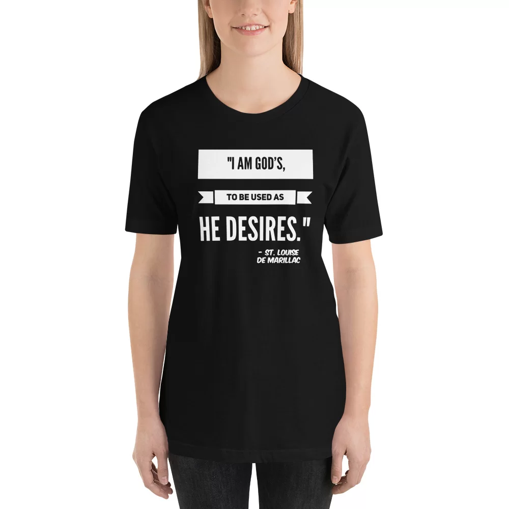 Saint Louise de Marillac Catholic T-Shirt - Image 2