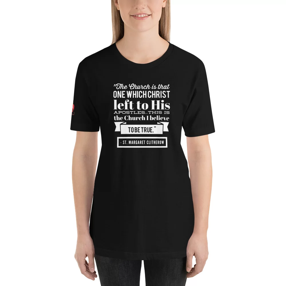 Saint Margaret Clitherow Catholic T-Shirt - Image 2