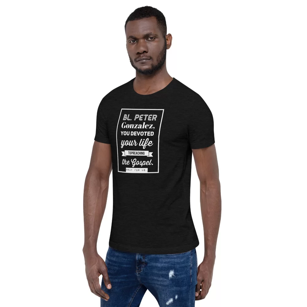 Blessed Peter Gonzalez Catholic T Shirt - Image 3