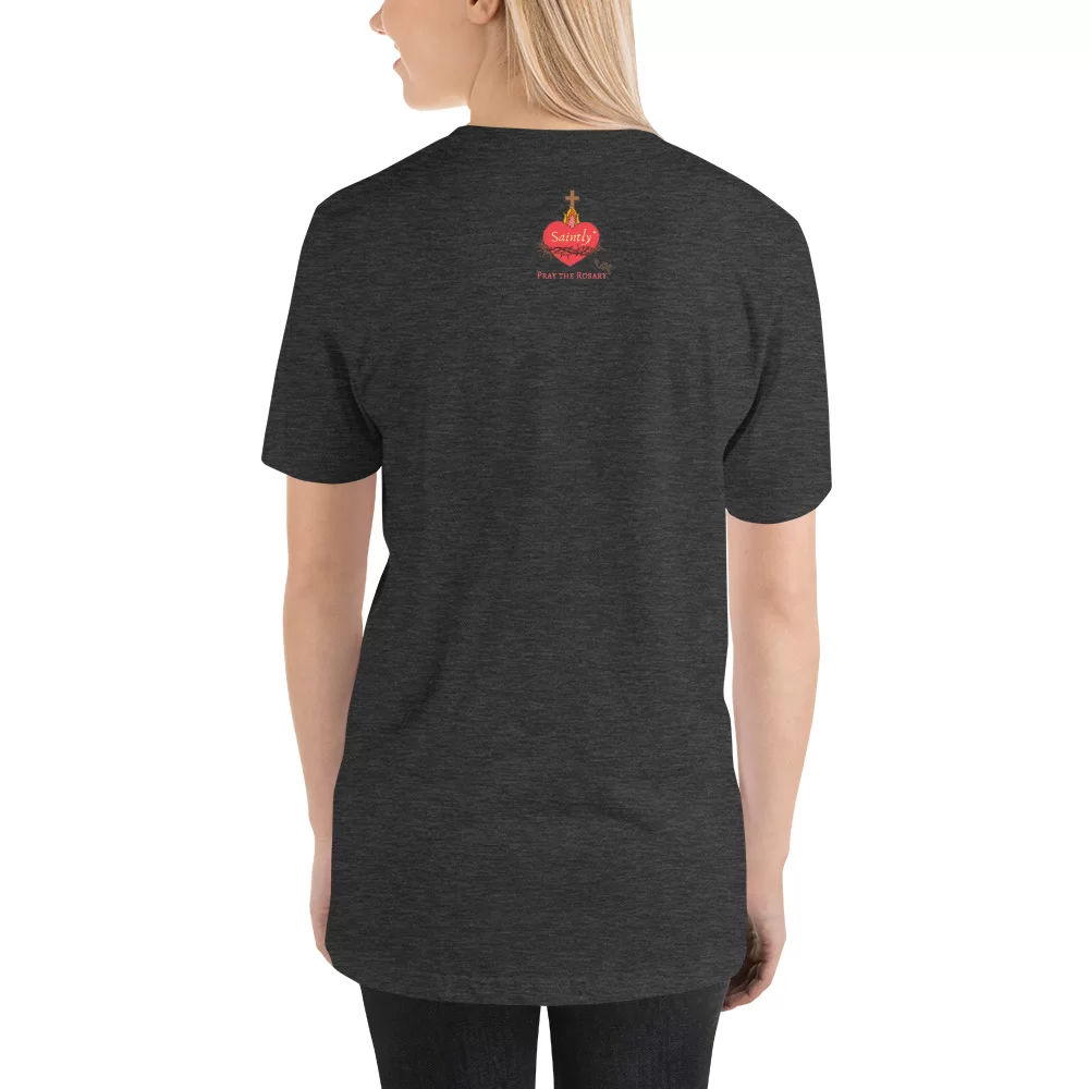 Saint Louise de Marillac Catholic T-Shirt - Image 7
