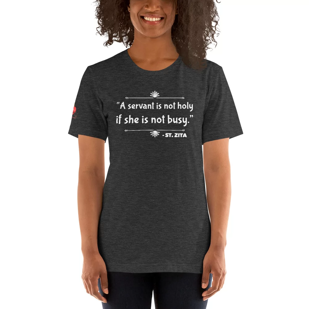 Saint Zita Catholic T Shirt - Image 11