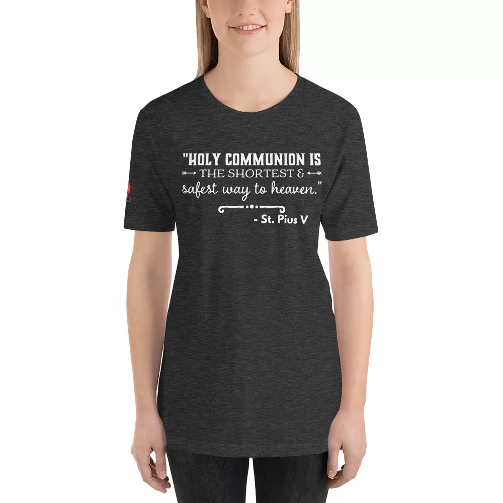 Saint Pius V Catholic T Shirt - Image 10