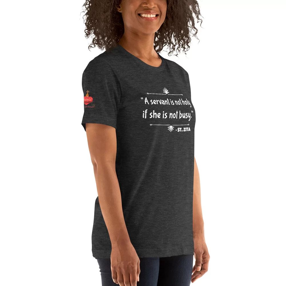 Saint Zita Catholic T Shirt - Image 12