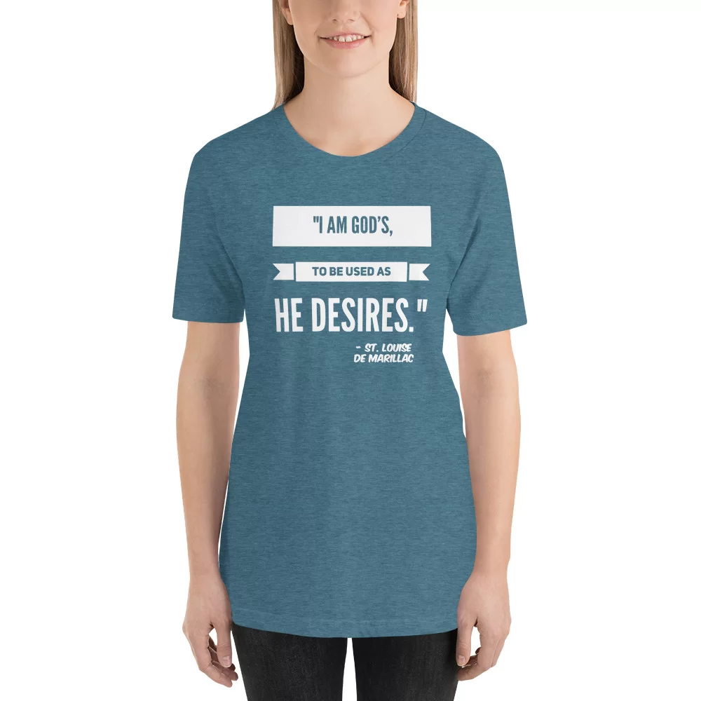 Saint Louise de Marillac Catholic T-Shirt - Image 8