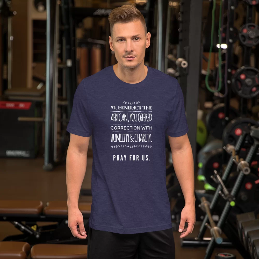 Saint Benedict the African Catholic Shirt