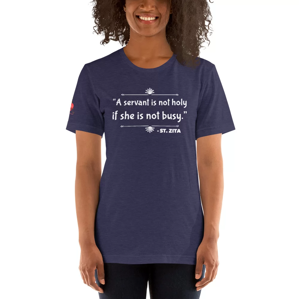 Saint Zita Catholic T Shirt - Image 8