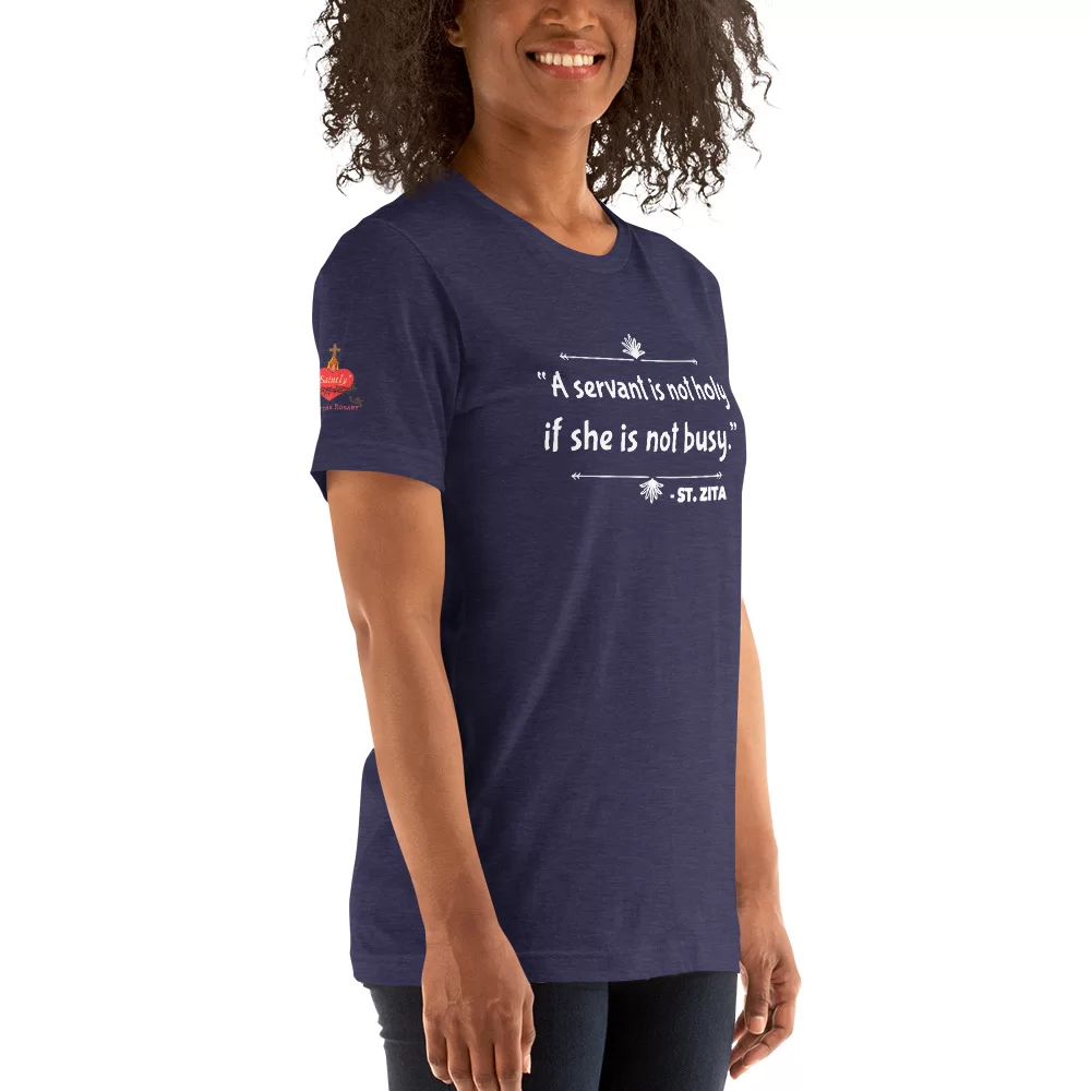 Saint Zita Catholic T Shirt - Image 9