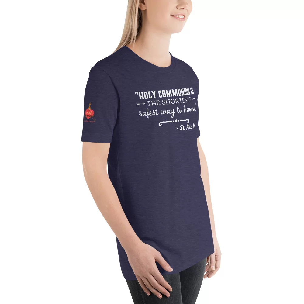 Saint Pius V Catholic T Shirt - Image 9