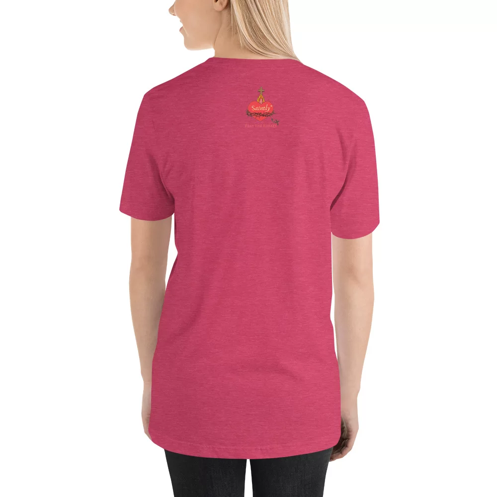 Saint Louise de Marillac Catholic T-Shirt - Image 12