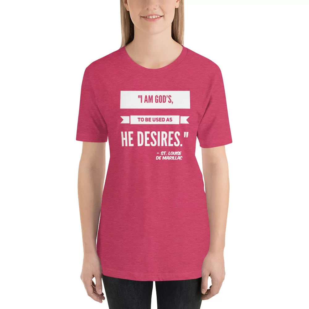 Saint Louise de Marillac Catholic T-Shirt - Image 11