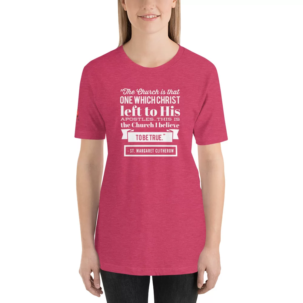 Saint Margaret Clitherow Catholic T-Shirt - Image 19