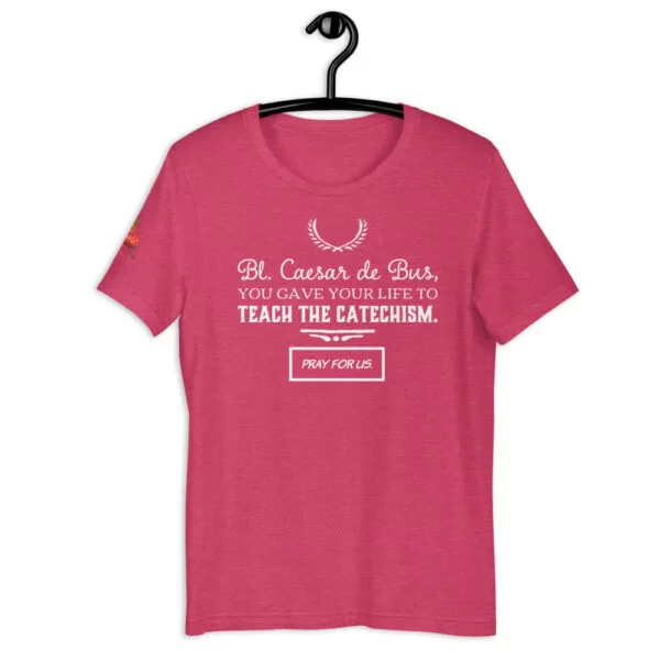 Blessed Caesar de Bus Catholic T Shirt - Image 7