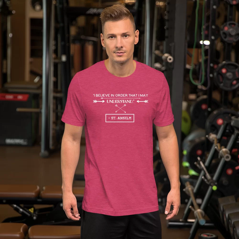 Saint Anselm Catholic Shirt - Image 7