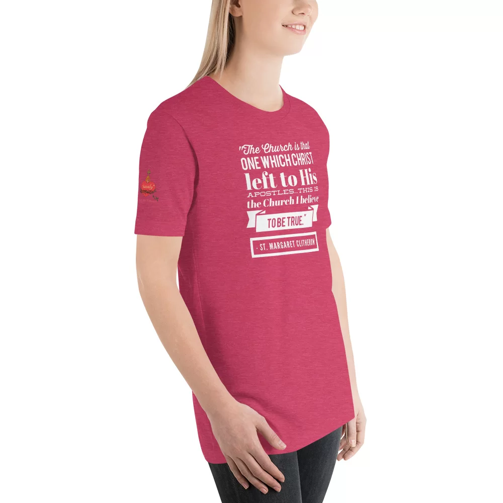 Saint Margaret Clitherow Catholic T-Shirt - Image 21