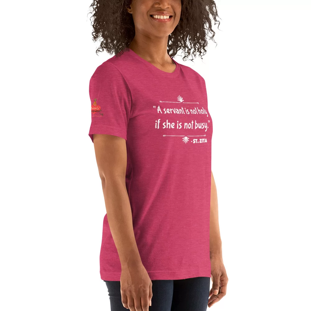 Saint Zita Catholic T Shirt - Image 20