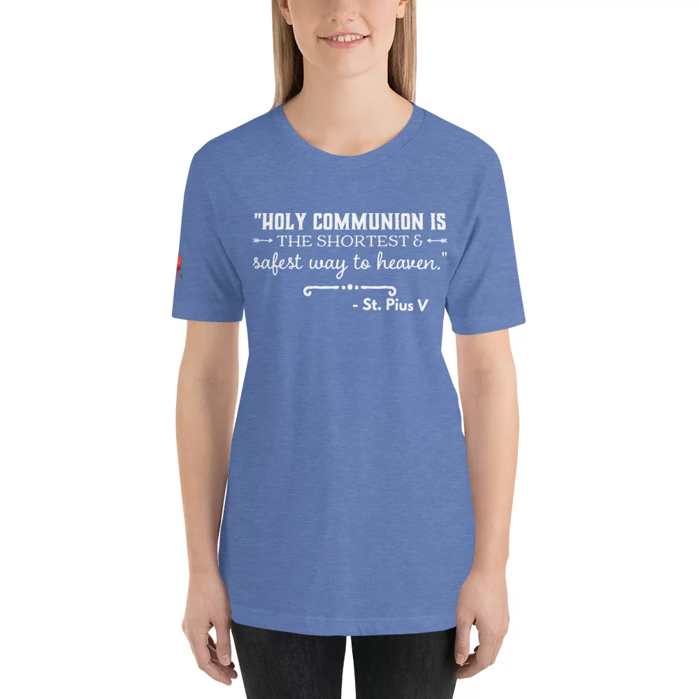 Saint Pius V Catholic T Shirt - Image 22