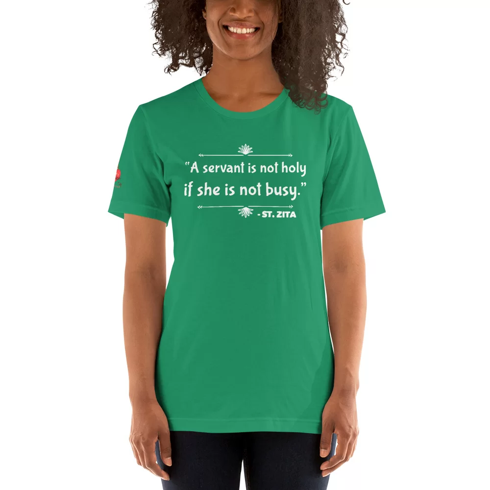 Saint Zita Catholic T Shirt - Image 17
