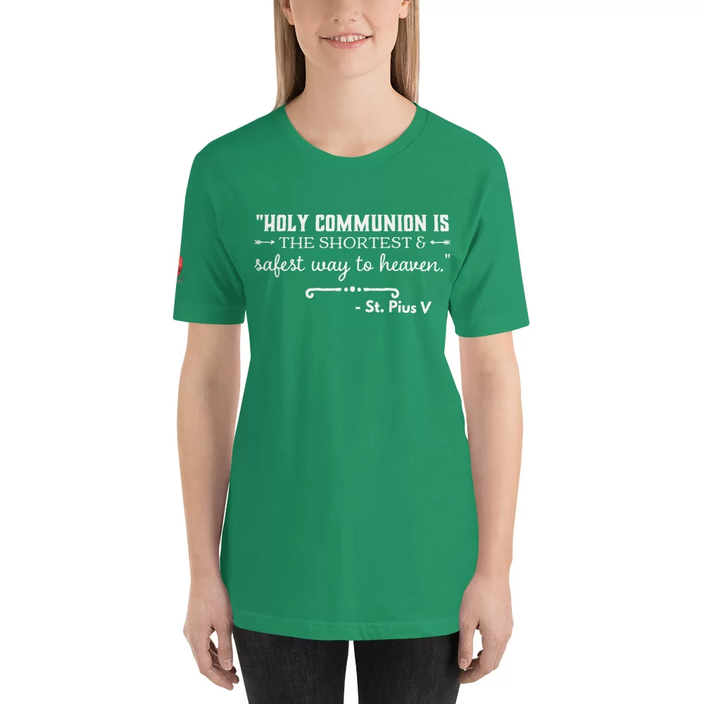 Saint Pius V Catholic T Shirt - Image 16