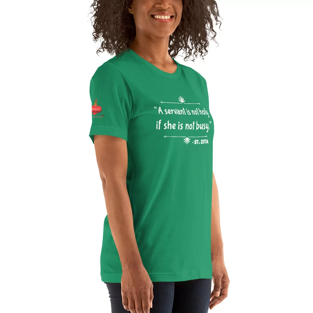 Saint Zita Catholic T Shirt - Image 18