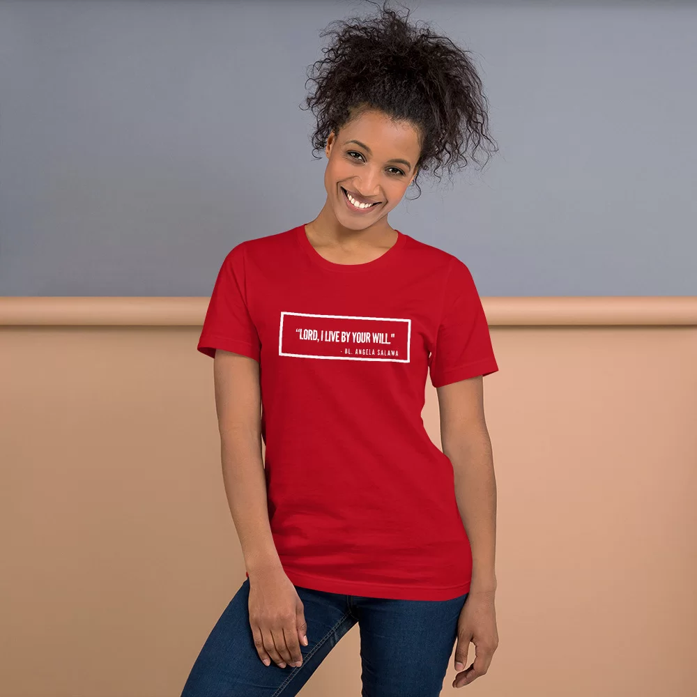 St. Angela Salawa Catholic Shirt - Image 5