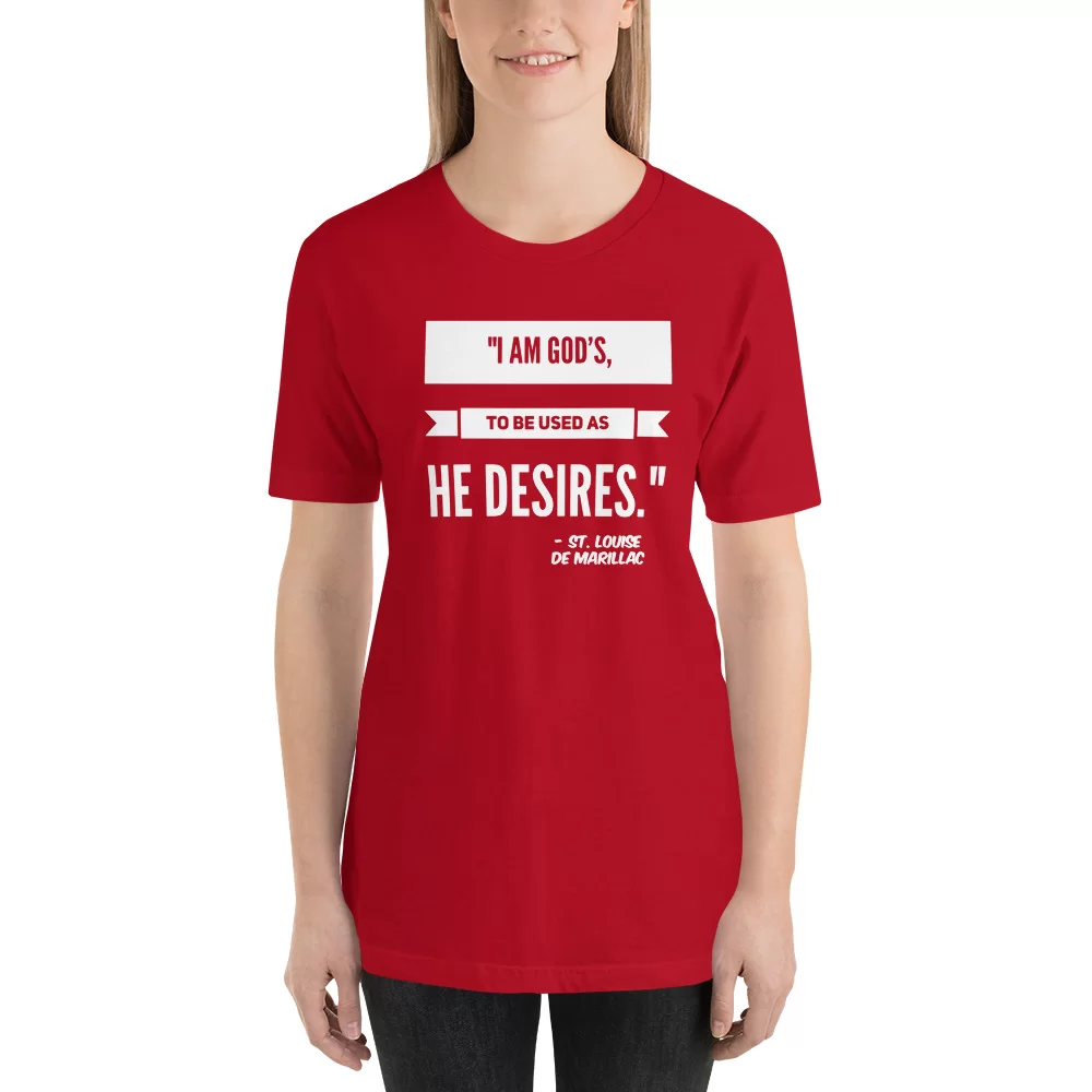 Saint Louise de Marillac Catholic T-Shirt - Image 4