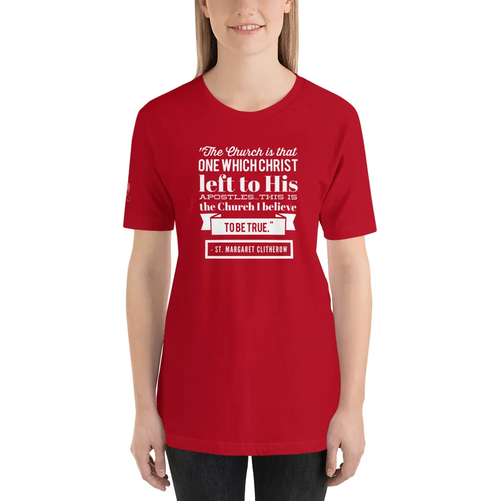 Saint Margaret Clitherow Catholic T-Shirt - Image 5