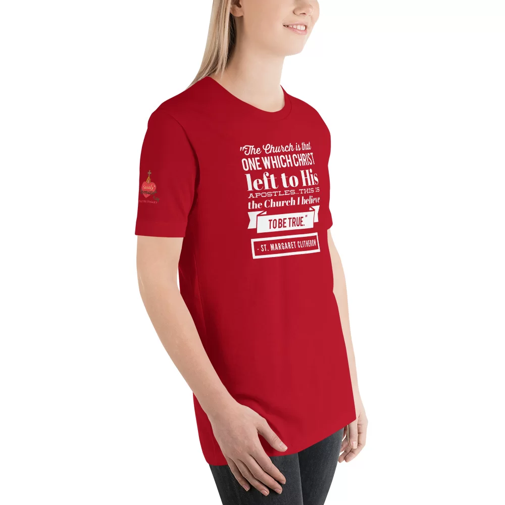 Saint Margaret Clitherow Catholic T-Shirt - Image 7
