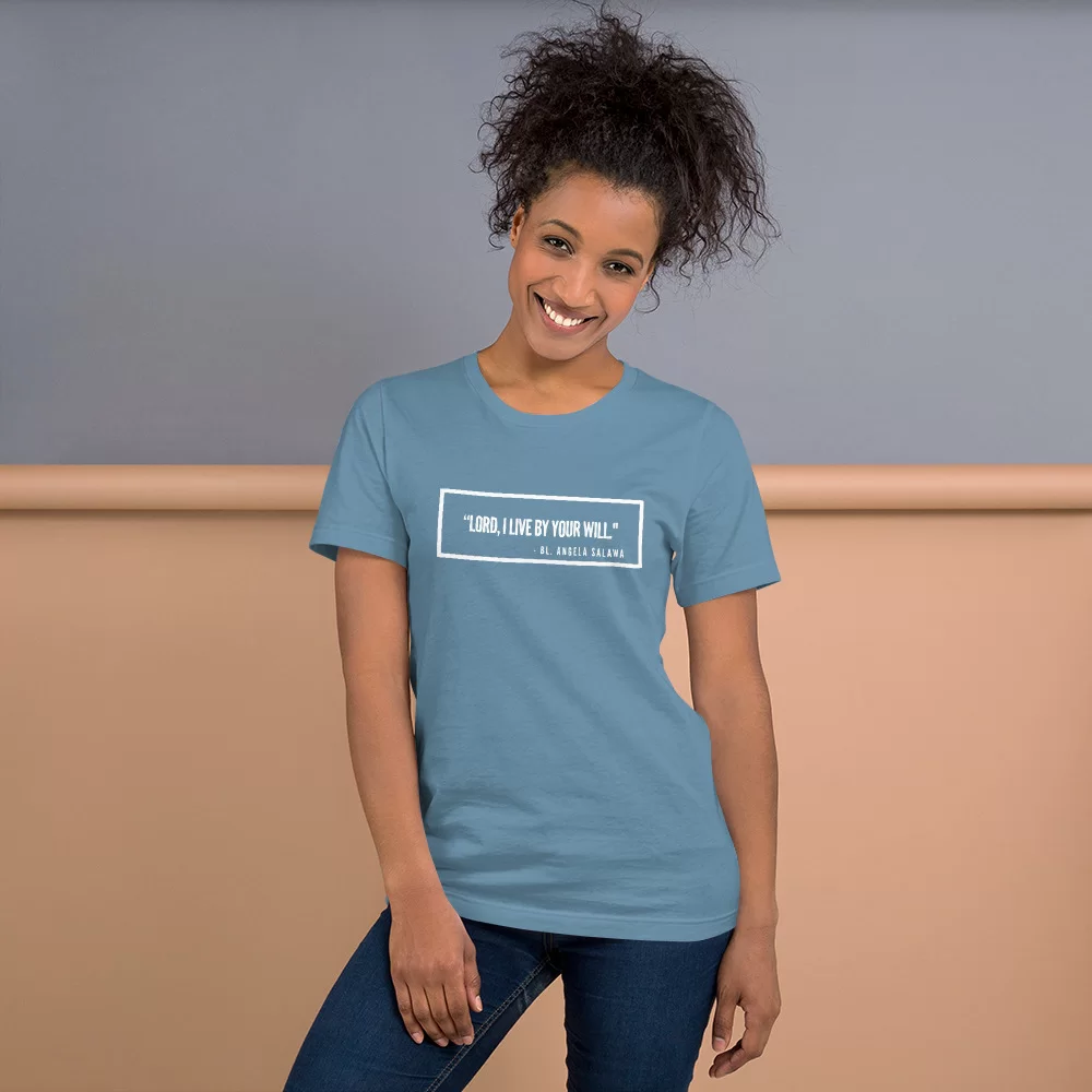 St. Angela Salawa Catholic Shirt - Image 11