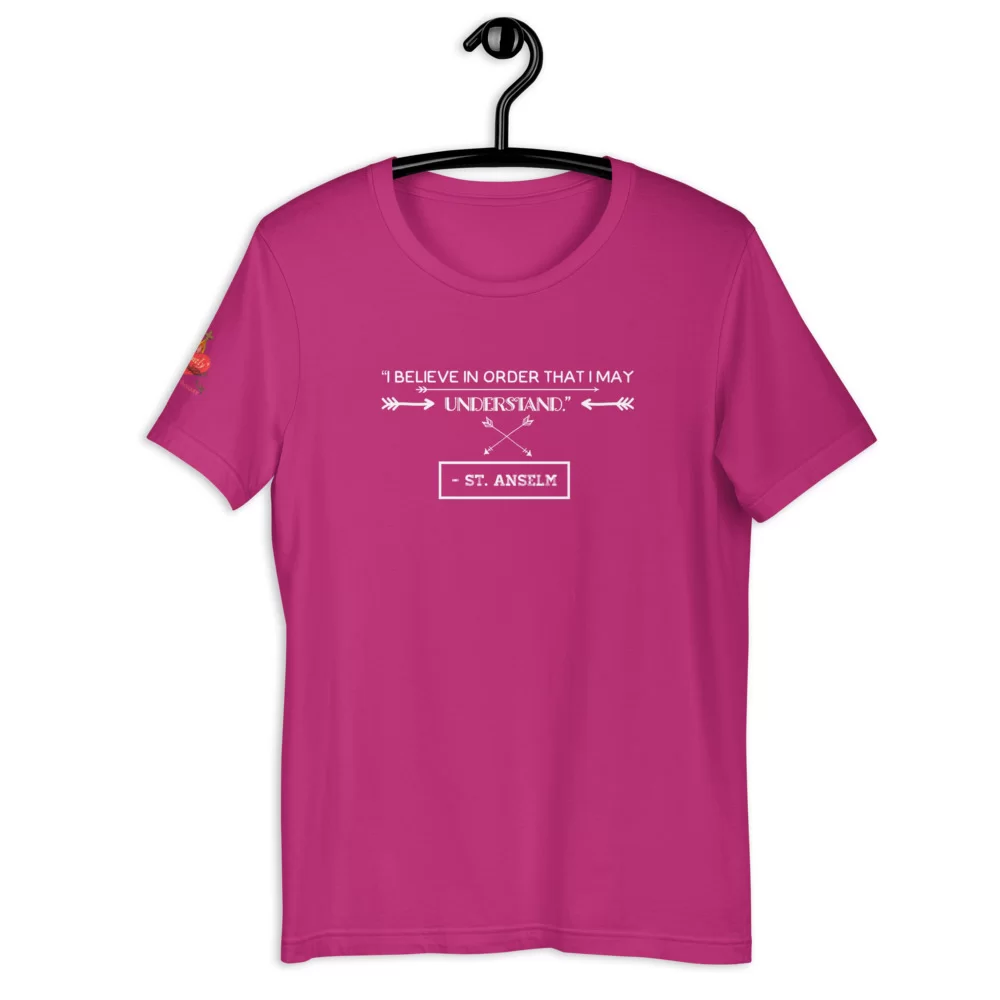 Saint Anselm Catholic T Shirt - Image 5