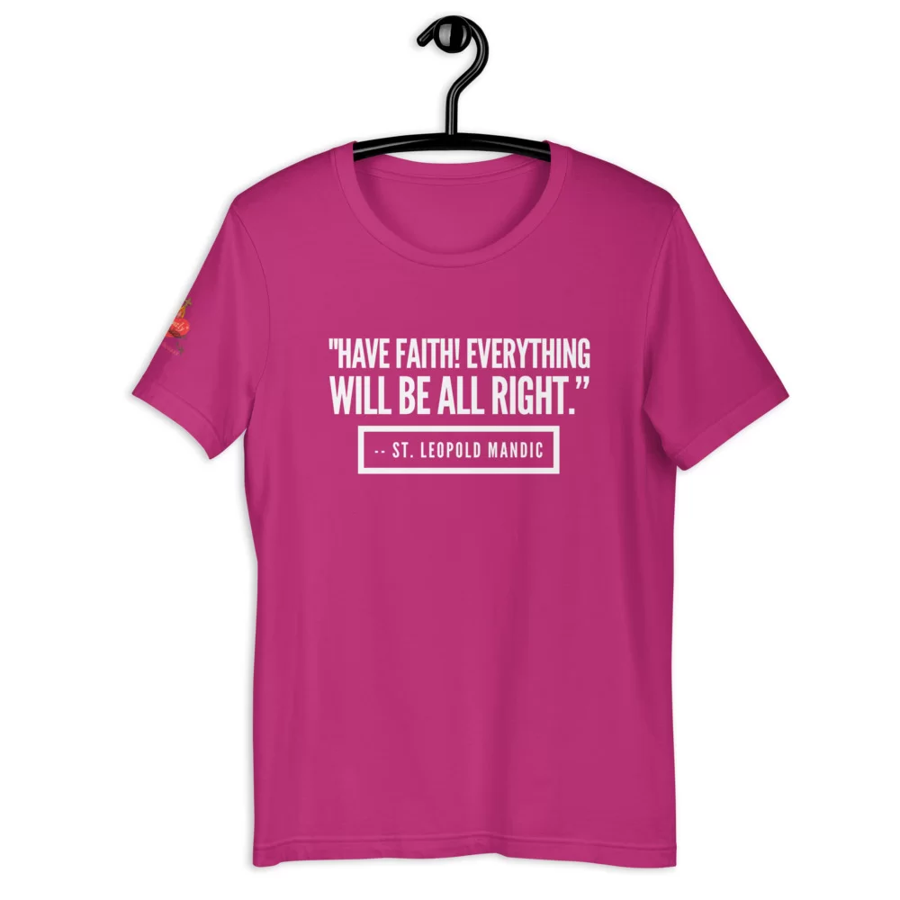 Saint Leopold Mandic Catholic Shirt - Image 6
