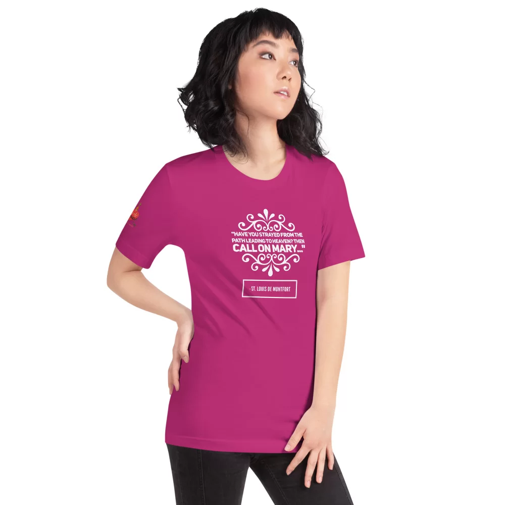 Saint Louis de Montfort Catholic T Shirt - Image 19