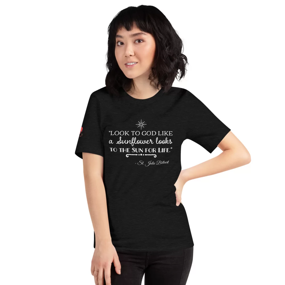 Saint Julie Billiart Catholic T Shirt - Image 2