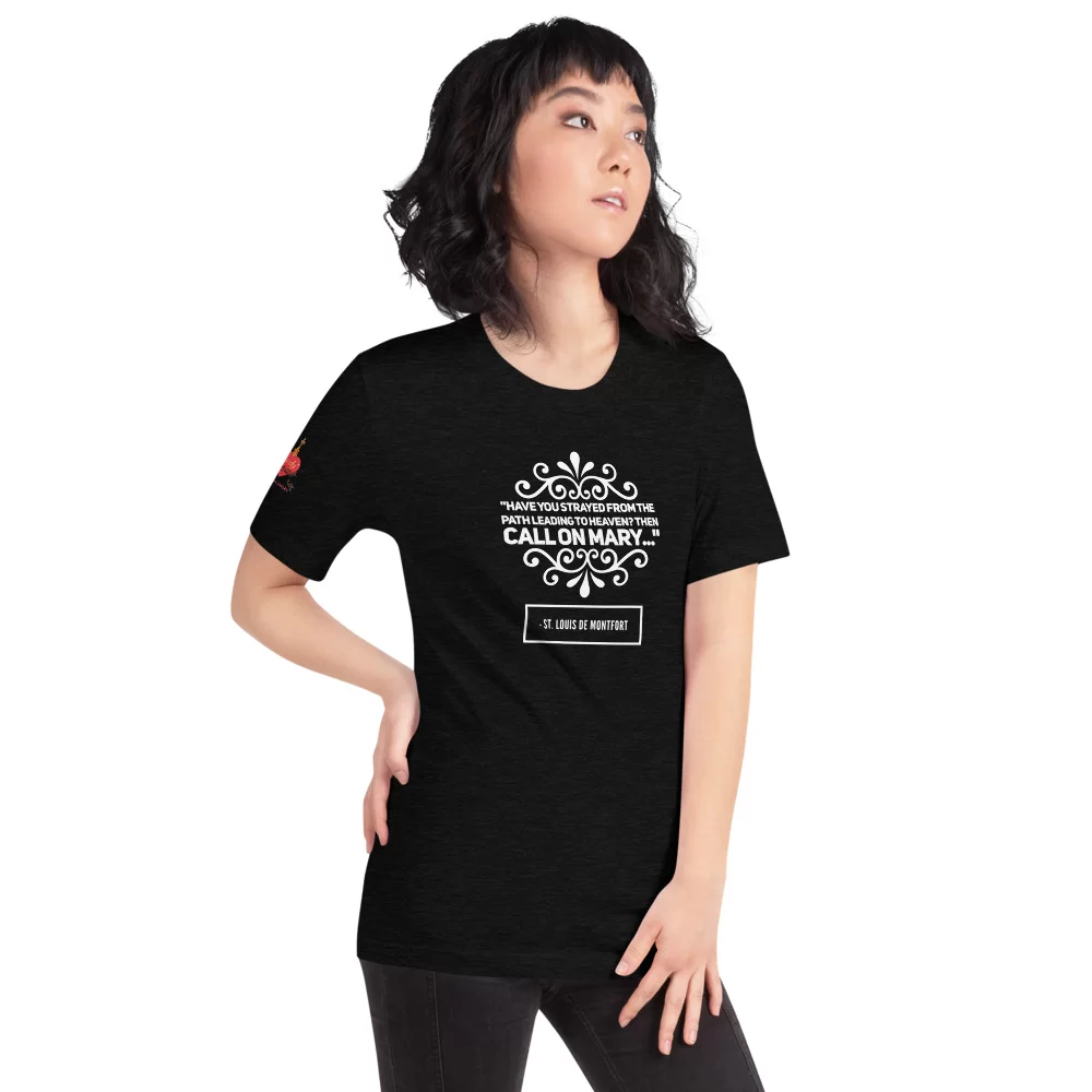 Saint Louis de Montfort Catholic T Shirt - Image 4