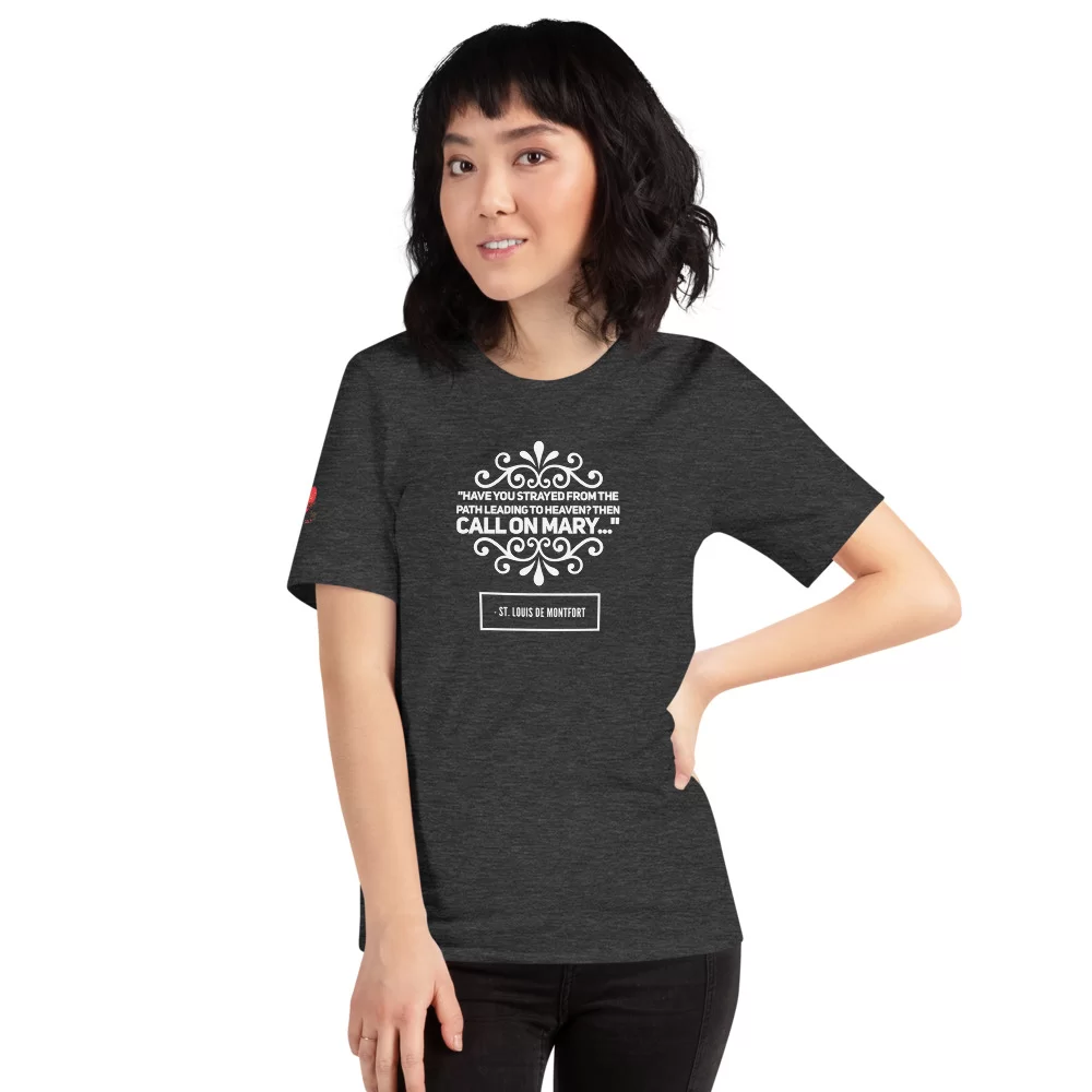 Saint Louis de Montfort Catholic T Shirt - Image 13