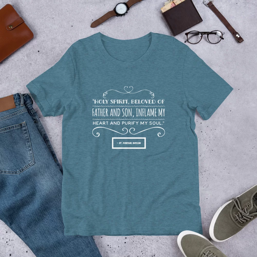 Saint Paschal Baylon Catholic Shirt - Image 5