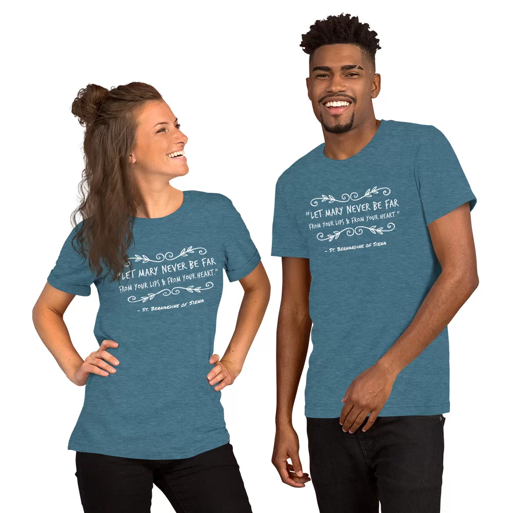 Saint Bernardine of Siena Catholic Shirt