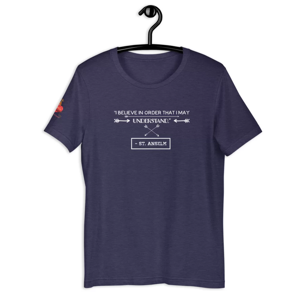 Saint Anselm Catholic T Shirt - Image 4