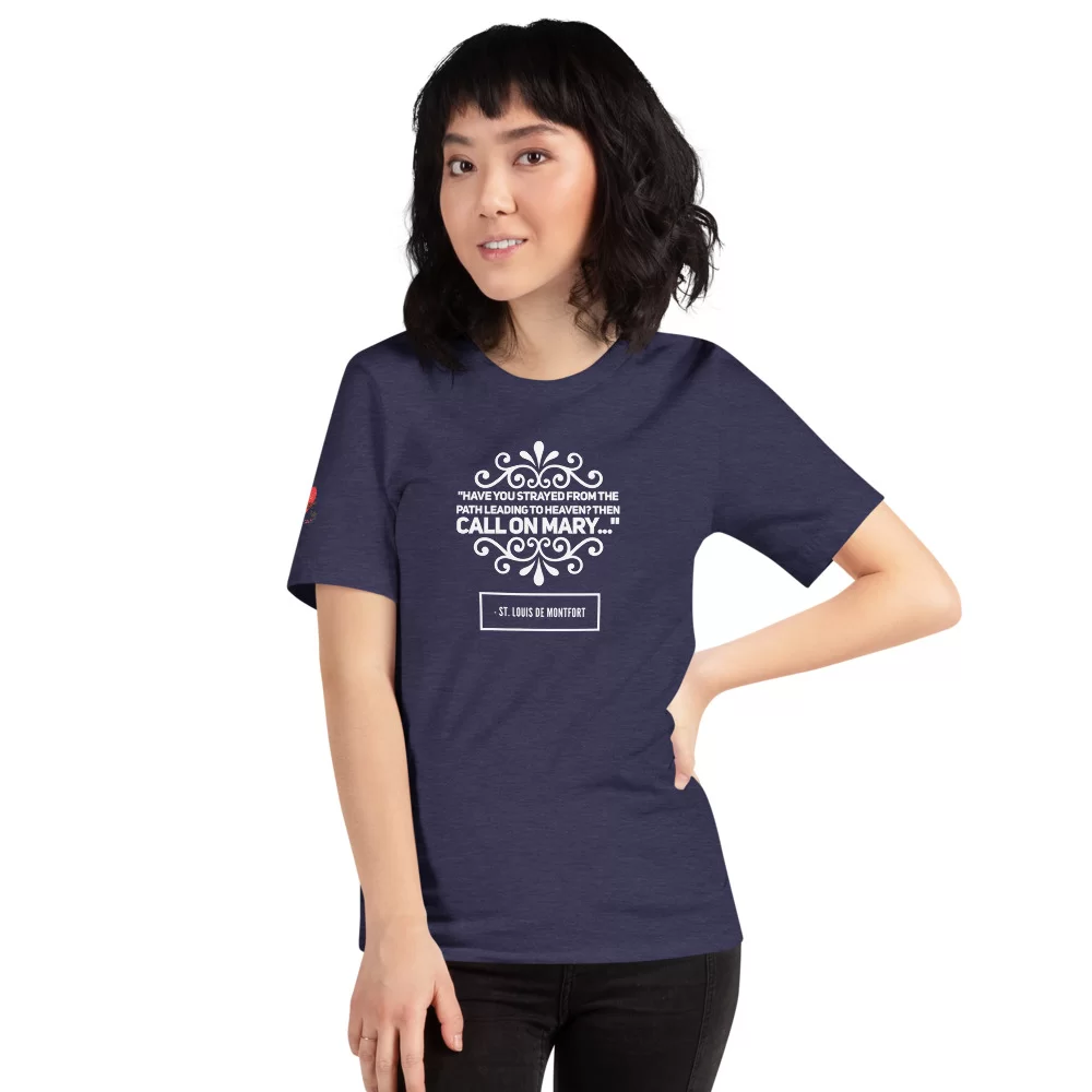 Saint Louis de Montfort Catholic T Shirt - Image 9