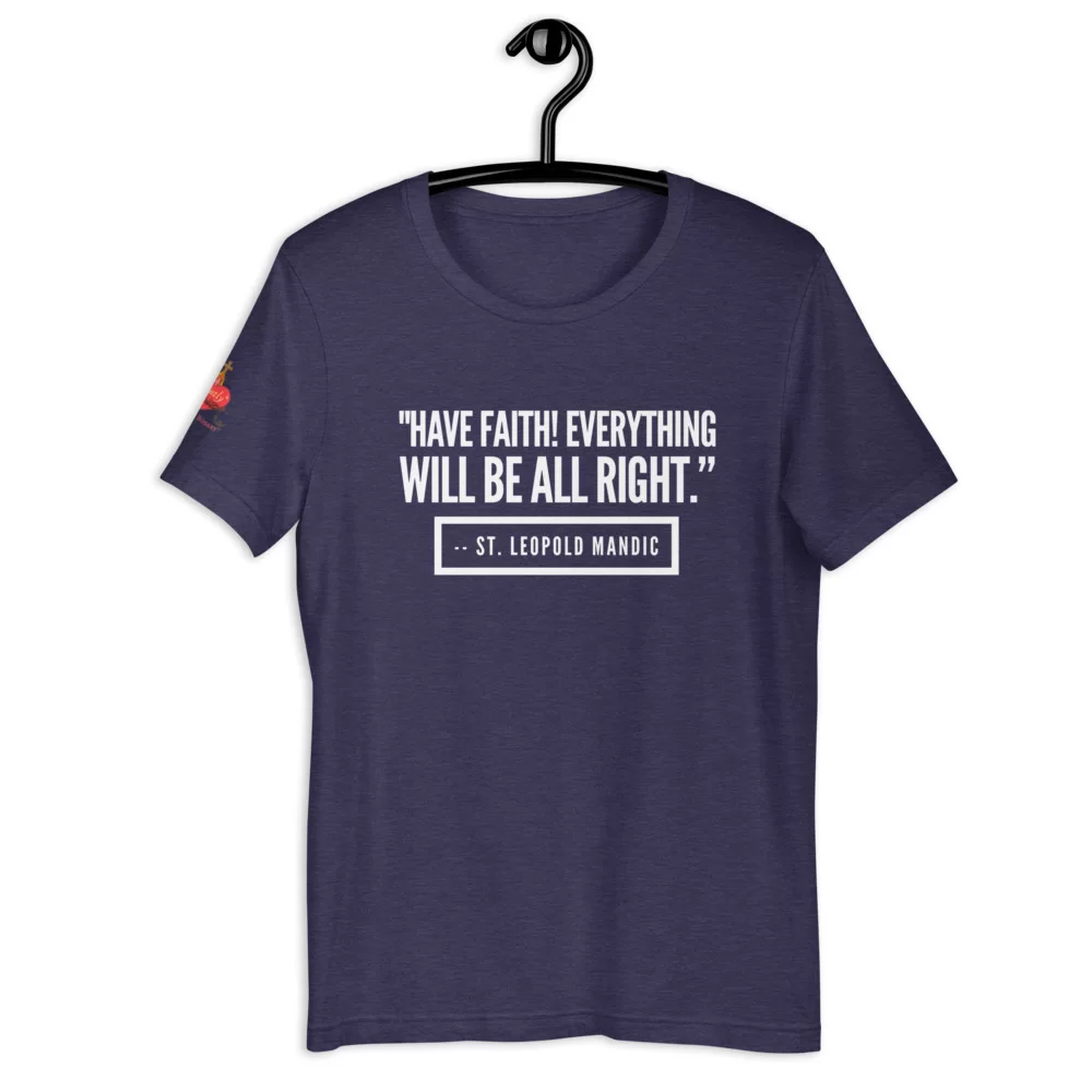 Saint Leopold Mandic Catholic Shirt - Image 4