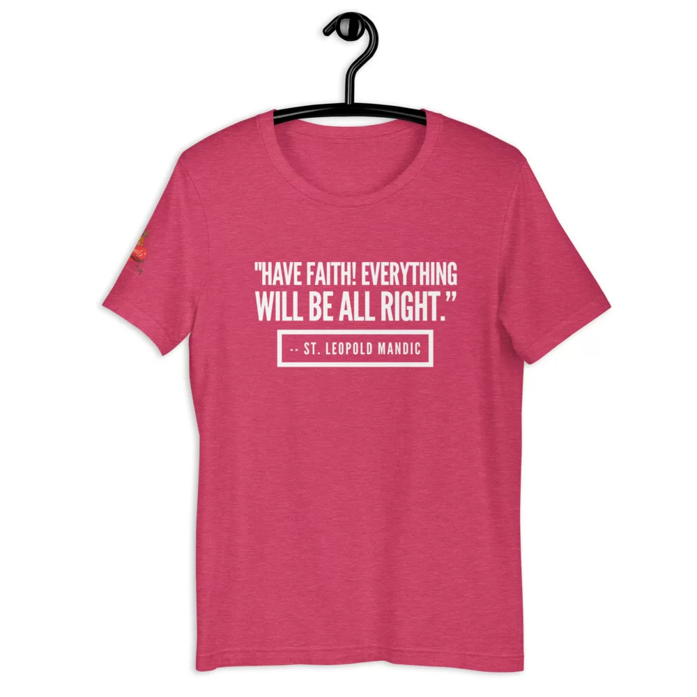 Saint Leopold Mandic Catholic Shirt - Image 8